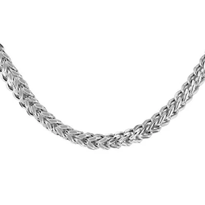 Image of Tuscany Silver Women&#039;s Sterling 3.5mm Square Franco Chain 61cm/24&quot; Necklace
