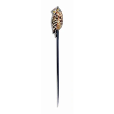 Image of Hand Painted Gray Owl Bird Letter Opener