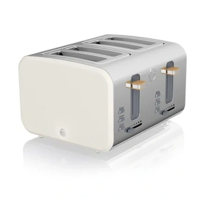 Image of Swan ST14620WHTN 4 Slice Nordic Toaster White