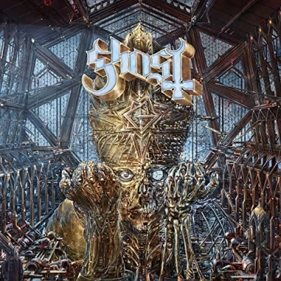Image of Ghost (Swedish) Impera Metallic Gold vinyl 2022 UK LP LVR02480