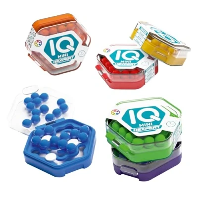 Image of SmartGames IQ Mini Hexpert Puzzle Game Logic &amp; Brainteaser For Ages 7+, SG 402