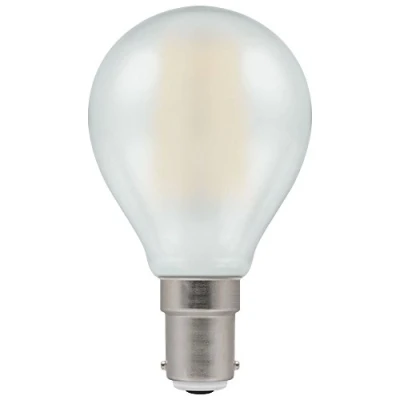 Image of Crompton LED Round Filament Dimmable Pearl 5W 2700K SBC B15d