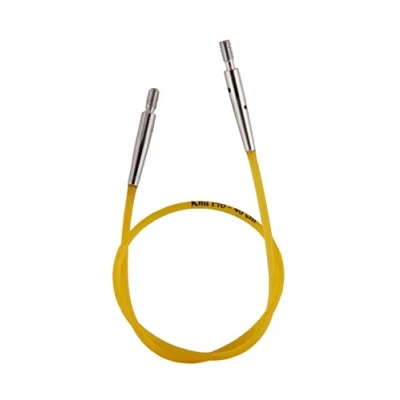 Image of KNITPRO Cable: Colour Coded: Yellow: 20cm