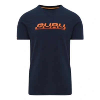 Image of Guru Intersect t shirt Navy M Fishing