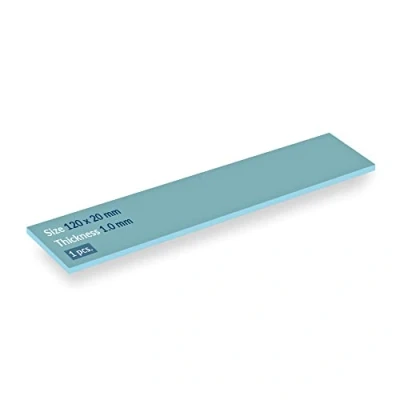 Image of ARCTIC TP 2 (APT2560): Economic Thermal pad, 120 x 20 1.0 mm (1 Piece) Excellent heat conduction, Low hardness, Ideal gap filler, Easy installation, Safe handling Blue