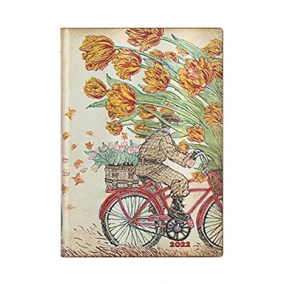 Image of Paperblanks 12 Month Flexi Planners 2022 Holland Spring Horizontal Midi (125 x 175 mm), FG8034 3