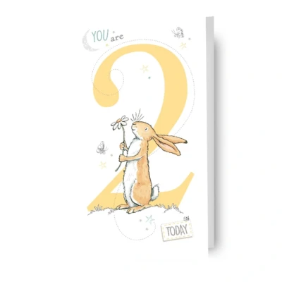 Image of Guess How Much I Love You Official Birthday Card, Are 2 Today
