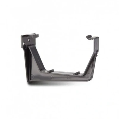 Image of Polypipe RS209 Square Gutter Fascia Support Bracket 112mm Black