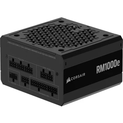 Image of CORSAIR RM1000e (2025) Fully Modular Low Noise ATX Power Supply with 12V 2x6 Cable 3.1 &amp; PCIe 5.1 Compliant, Cybenetics Gold Efficiency, 105C Rated Capacitors, Modern Standby Mode Black