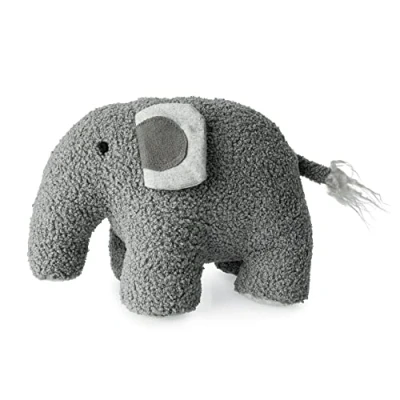 Image of Blue Canyon Cute Elephant Door Stop Sand Stuffed Stopper Heavy Animals 1kg Polyester Fabric for Bedroom, Drawing Room, Outdoor Elegant Home Décor (Grey)