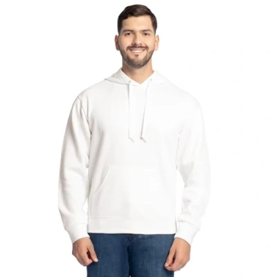 Image of Fruit of the Loom Unisex&#039;s Eversoft Fleece Hoodies, Full Zip, Moisture Wicking &amp; Breathable, Sizes S 4x Shirt, White Pullover, XXXL