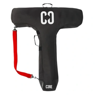 Image of Core Stunt Scooter Travel Bag Suitcase/Carry Luggage for Kids &amp; Complete Scooters, Lightweight Carry on Soft Shell Travelling Waterproof Heavy Duty Sports Black/Red