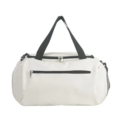 Image of YYKSYDPT Gym Bag, Sports Duffle Bag for Women Men, Travel Overnight Weekend Bags Swimming Yoga (White)