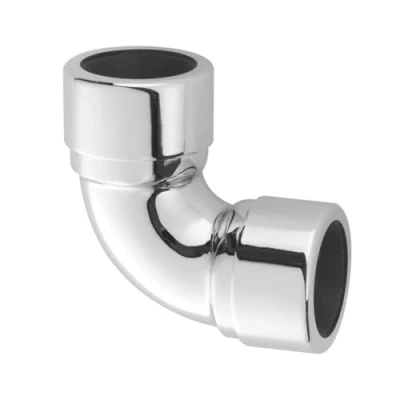 Image of McAlpine 42A CB Chrome Plated Brass 90 Compression Bend 1½&quot;