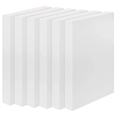 Image of Belle Vous 6 Pack Craft Foam Blocks 30 x 15 2.5cm / 12 1 inches Rectangle Polystyrene Bricks for Modelling, School Projects, Sculptures, Floral Arrangements, DIY Arts and Crafts