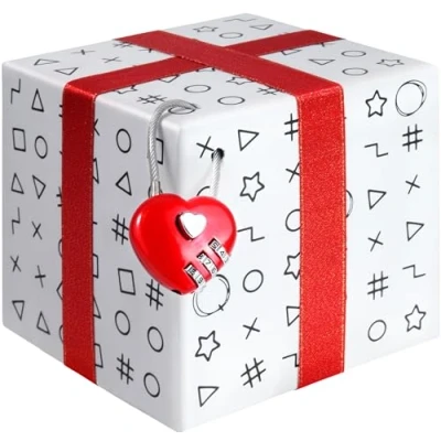 Image of ESC WELT Secret Box Creative Gift for Money, Vouchers, and Cards Birthday Jewellery Unique Wedding Party Easter Games