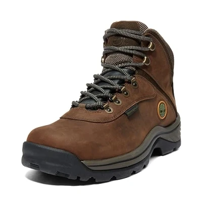 Image of Timberland Men&#039;s White Ledge Mid Wp Chukka Boots, Md Brown Full Grain, 9.5 UK