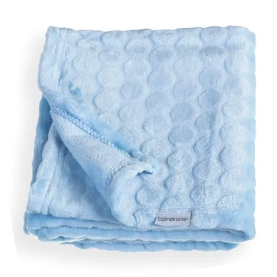 Image of Clair de Lune Marshmallow Soft Baby Pram Blanket 90 x 70 cm (Blue)