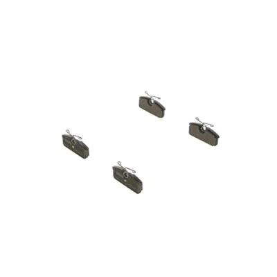 Image of 440602619R, 440608195R Brake pad set BOSCH 0 986 424 275 Low Metallic with anti squeak plate, mounting manual RENAULT: Twizy