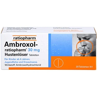 Image of Ambroxol ratiopharm 30 mg Hustenlöser Tabletten, 20 pcs. Tablets