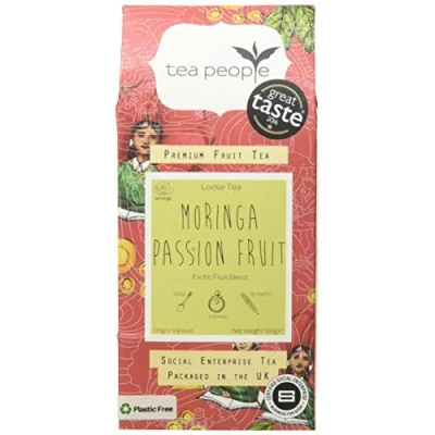 Image of Tea People Moringa Passion Fruit, 15 Pyramids in Retail Pack