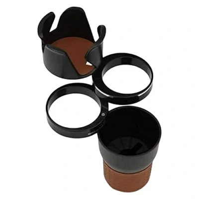 Image of BeisDirect 360 Degrees Adjustable Car Drink Cup Holder,Multi functional Holder,Vehicle Mounted Water Holder,4 in 1 Mount Extender Organizer,Sunglass and Phone Holder