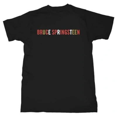 Image of Rock Off officially licensed products Bruce Springsteen Logo T Shirt XL Black