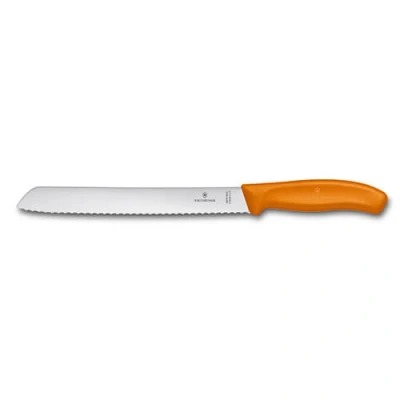 Image of Victorinox Swiss Classic Orange 21cm Serrated Bread Knife
