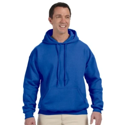 Image of Gildan Heavyweight DryBlend Adult Unisex Hooded Sweatshirt Top / Hoodie (13 Colours) (M) (Royal)