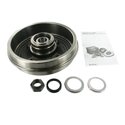 Image of 373021, 95592226, 95608940 Brake Drum SKF VKBD 0138 with integrated wheel bearing 212mm PEUGEOT: 205 II Hatchback, I Hatchback