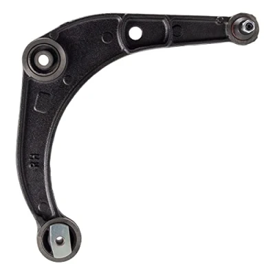 Image of 7700807581 Suspension Arm FEBI BILSTEIN 10891 with bearings, lock nuts ball joint Lower Front Axle, Right Control Cast Steel