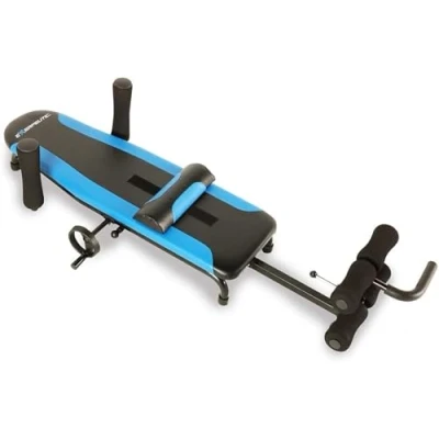 Image of Exerpeutic Alternative Inversion Traction Device, Lumbar Table Back Stretcher for Lower Pain Relief Without Going Upside Down 350 Lbs Weight Capacity ‎Blue