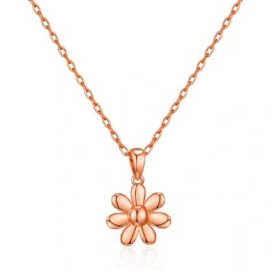 Image of Philip Jones Rose Gold Plated Daisy Necklace