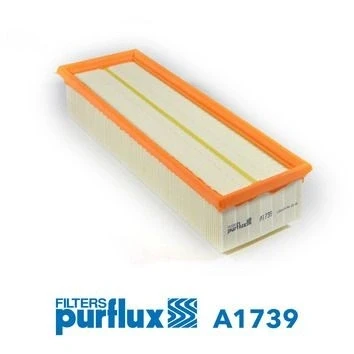 Image of 13718570043 Air Filter PURFLUX A1739 75mm 115mm 341mm Insert BMW: 5 Saloon, Touring, X5