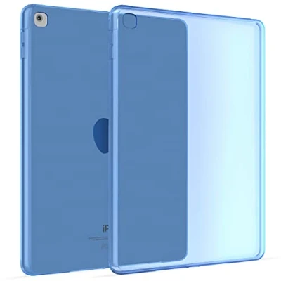 Image of Okuli Transparent Protective Slim Silicone Cover Case For Apple iPad Mini 4 &amp; 5 in Blue