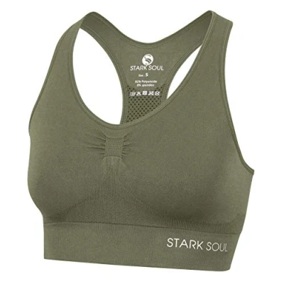 Image of STARK SOUL Damen 5119.5 Sport BH, Khaki, L
