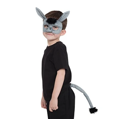 Image of Bristol Novelty DS197 Donkey Set (Mask and Tail), One Size