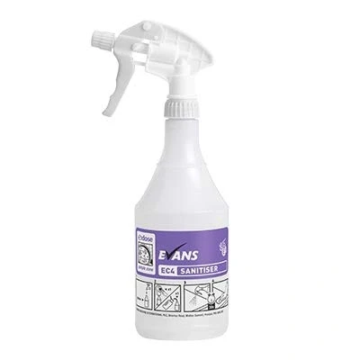 Image of Evans Trigger Spray Bottle 750ml, for use with Ec4 Virucidal Sanitiser