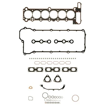 Image of 11129064467, 11129064487 Gasket Set, cylinder head AJUSA 52109100 with gasket, valve stem seals FIBERMAX BMW: 5 Saloon, 3 Coupe