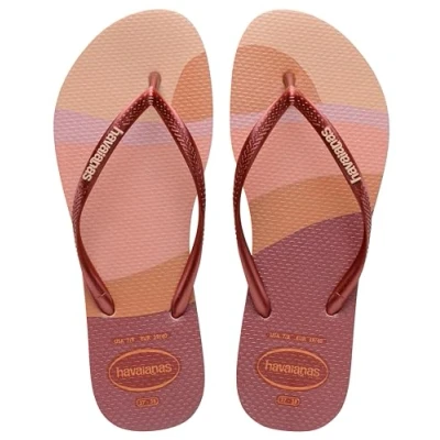 Image of Havaianas Women Slim Palette Glow (Mini Me), Ballet Rose, UK child 8