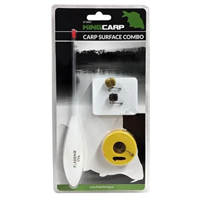 Image of King CARP 25g Surface Bomb Float and Baited with Pellet Includes Swivels Rubber Beads a Long Leader [37 0003]