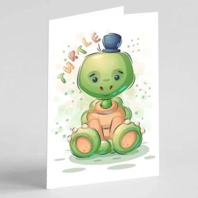 Image of Beebooh CUTE Turtle birthday card