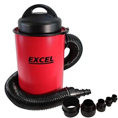 Image of Excel Dust Collector 1200W 50L, Industrial Vacuum Cleaner Extractor Workshop Saw Powerful Suction with 2m Hose High Filtration to 0.5 Microns