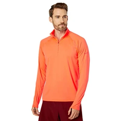Image of Brooks Dash 1/2 Zip, Vivid Flame, Large
