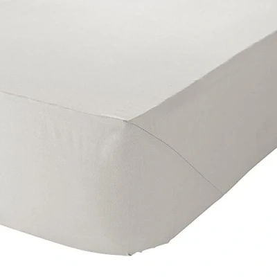 Image of Catherine Lansfield Easy Iron Percale Combed King Fitted Sheet Cream
