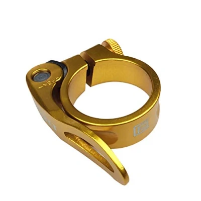 Image of PLATT Bike Seat Post Clamp Aluminium Alloy Seatpost Collar 31.8Gold