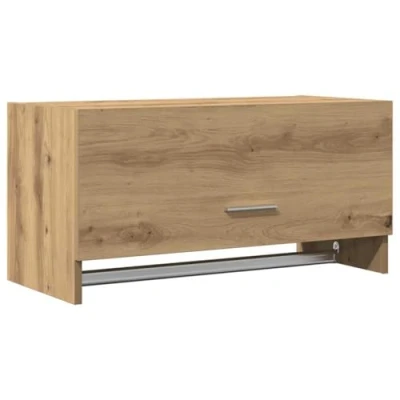 Image of vidaXL Wardrobe Artisan Oak 70x32.5x35 cm Engineered Wood Storage Cabinet for Bedroom Modern and Durable Closet