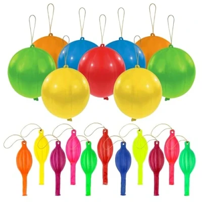 Image of 30 Premium Punch Balloons Large for Party Bag Fillers Kids 12&quot; Quality Bags Kids, Balloon Fillers, Rainbow