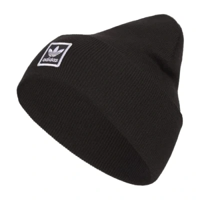 Image of adidas Unisex Adult Tall Utility Cuff Beanie, Black/White 23, One size