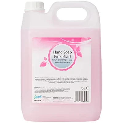 Image of 2Work Hand Soap Pink Pearl 5 Litre Bulk Bottle 2W03974